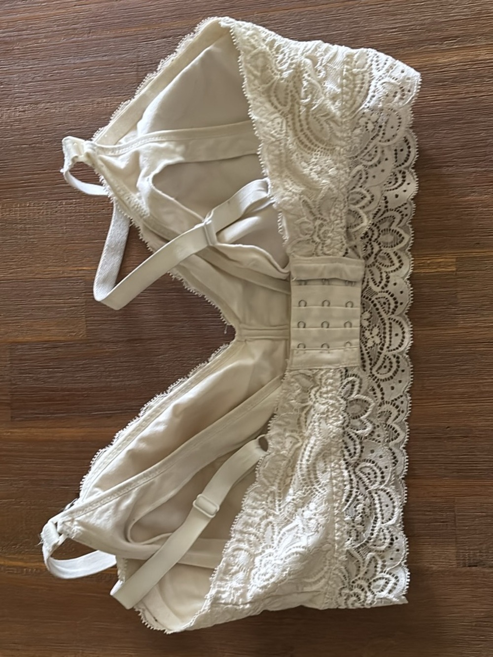 Morrow and Mint Lace organic Bralette in Ivory - Women Intimates & Sleepwear - Picture 2 of 3